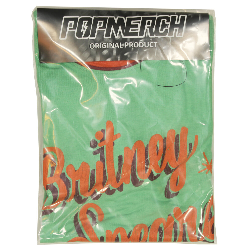 Band Merchandise Britney Spears Retro Ringer T-Shirt - Officiële Merchandise Band Merchandise Britney Spears Retro Ringer T-Shirt - Officiële Merchandise
