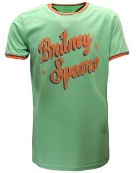 Band Merchandise Britney Spears Retro Ringer T-Shirt Band Merchandise Britney Spears Retro Ringer T-Shirt