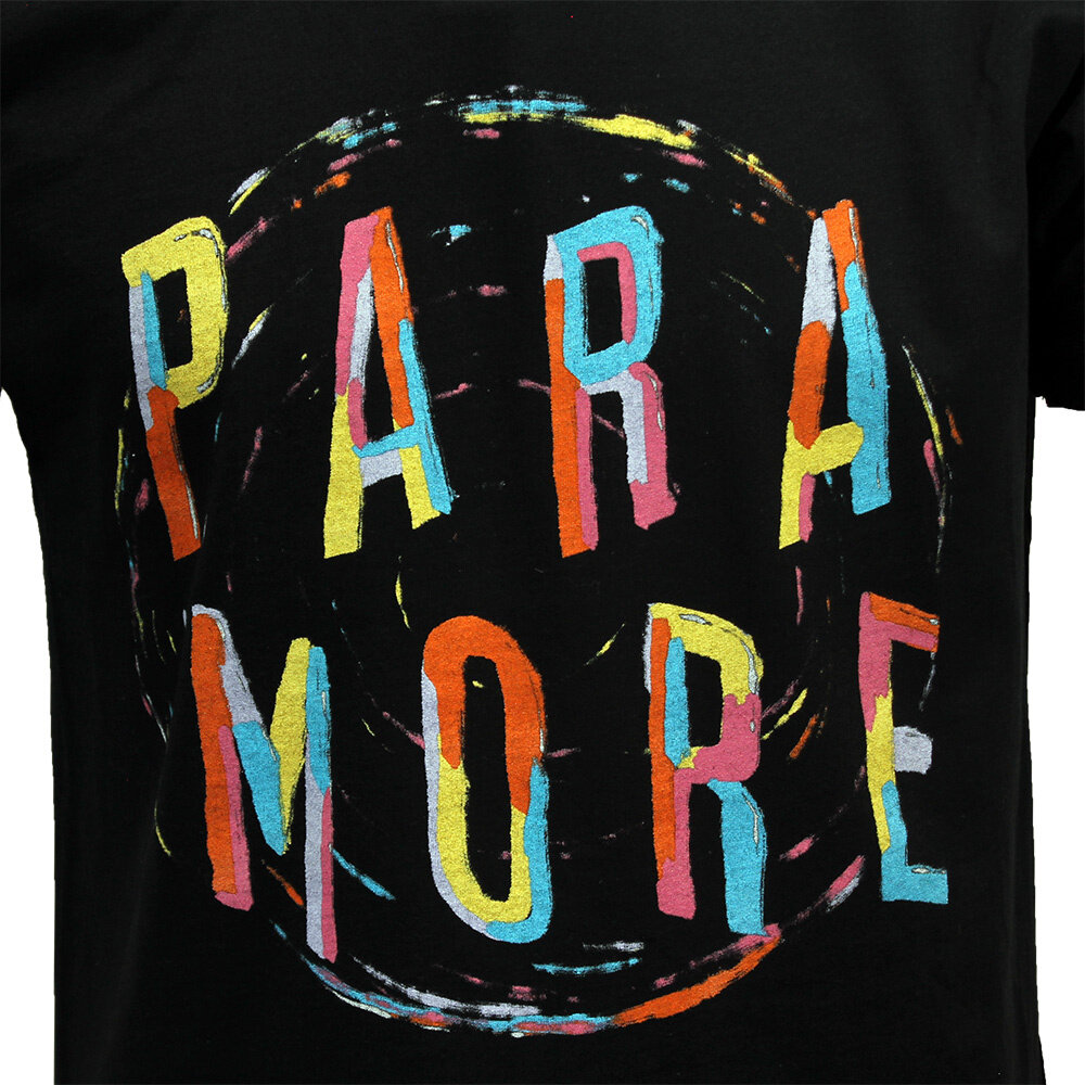Band Merchandise Paramore Spiral T-Shirt - Official Merchandise Band Merchandise Paramore Spiral T-Shirt - Official Merchandise