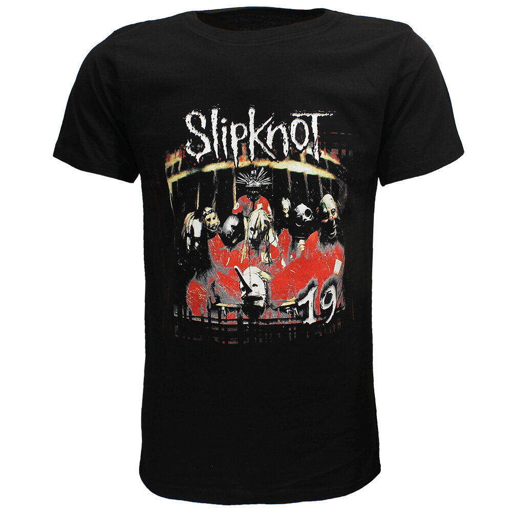 Band Merchandise Slipknot Debut Album 19YR Jubiläums-T-Shirt – offizielles Merchandise Band Merchandise Slipknot Debut Album 19YR Jubiläums-T-Shirt – offizielles Merchandise
