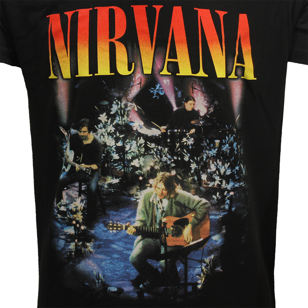 Band Merchandise Nirvana Unplugged Live T-Shirt - Officiële Merchandise Band Merchandise Nirvana Unplugged Live T-Shirt - Officiële Merchandise