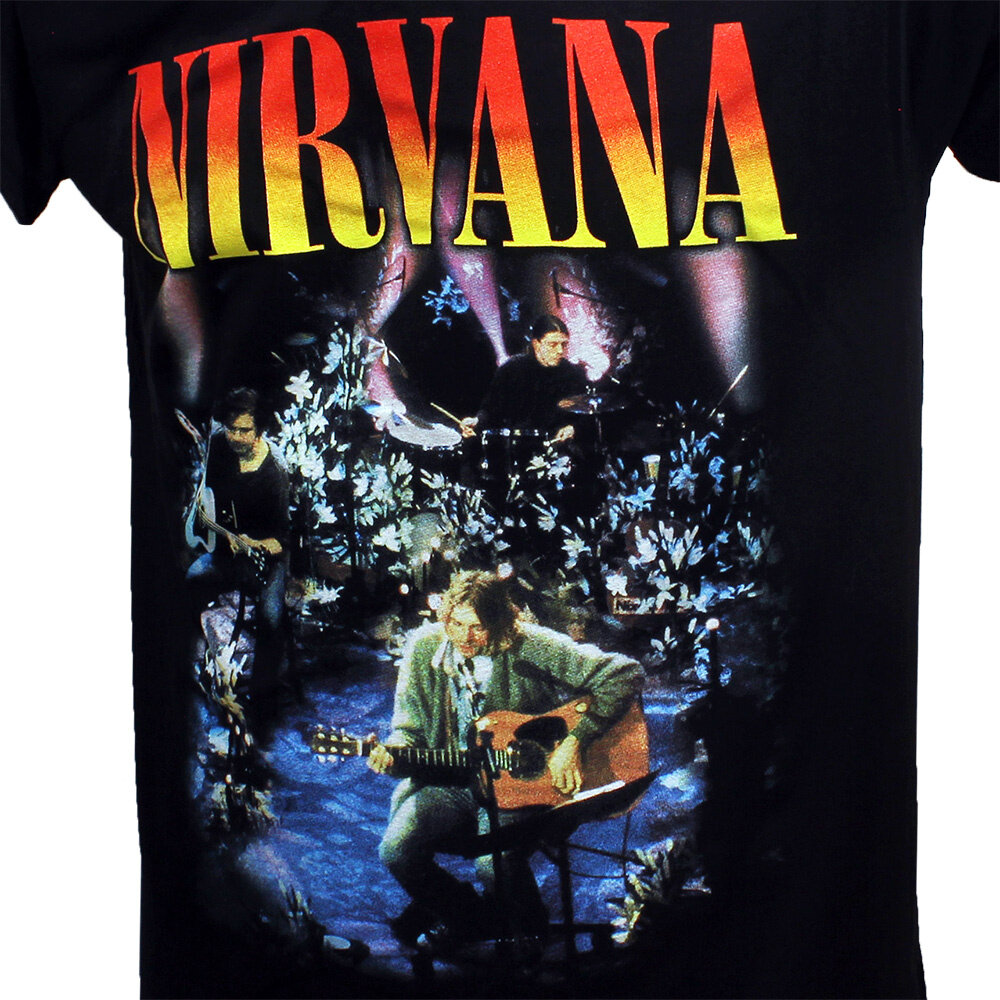 Band Merchandise Nirvana Unplugged Live T-Shirt - Officiële Merchandise Band Merchandise Nirvana Unplugged Live T-Shirt - Officiële Merchandise