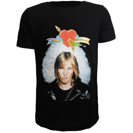 Band Merchandise Tom Petty & The Heartbreakers First Album T-Shirt - Official Merchandise Band Merchandise Tom Petty & The Heartbreakers First Album T-Shirt - Official Merchandise