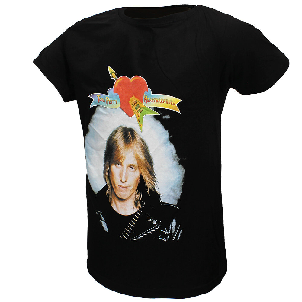 Band Merchandise Tom Petty & The Heartbreakers First Album T-Shirt - Official Merchandise Band Merchandise Tom Petty & The Heartbreakers First Album T-Shirt - Official Merchandise