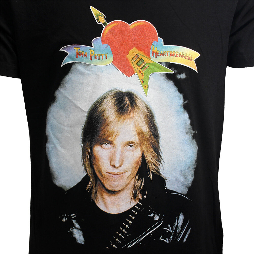 Band Merchandise Tom Petty & The Heartbreakers First Album T-Shirt - Official Merchandise Band Merchandise Tom Petty & The Heartbreakers First Album T-Shirt - Official Merchandise