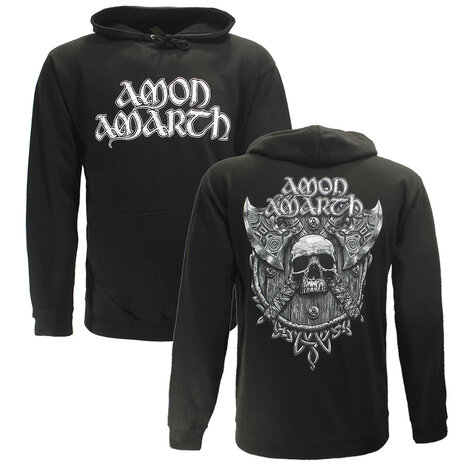 Band Merchandise Amon Amarth Gray Skull Hoodie Sweater - Official Merchandise Band Merchandise Amon Amarth Gray Skull Hoodie Sweater - Official Merchandise