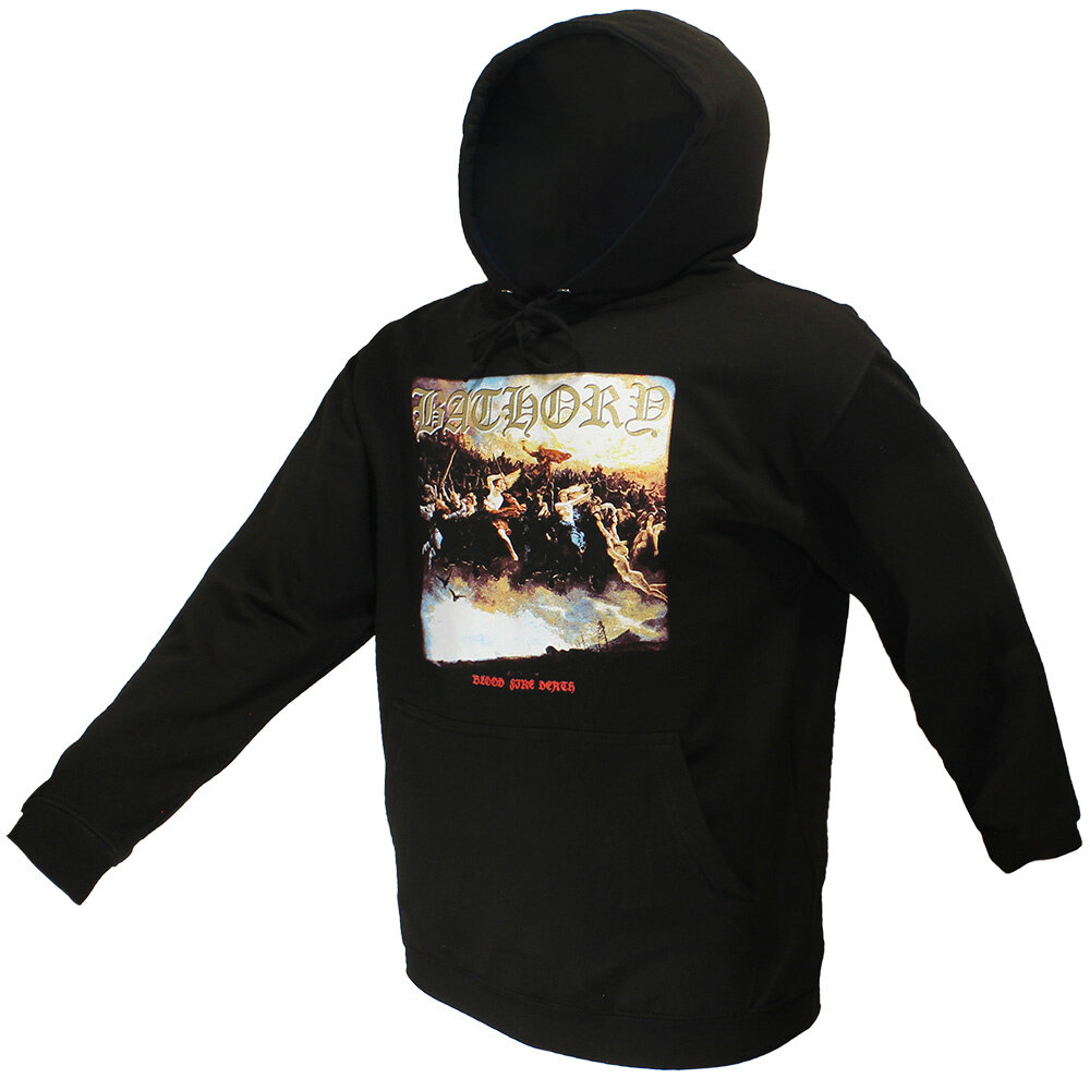 Band Merchandise Bathory Blood Fire Death Kapuzenpullover – offizielles Merchandise Band Merchandise Bathory Blood Fire Death Kapuzenpullover – offizielles Merchandise