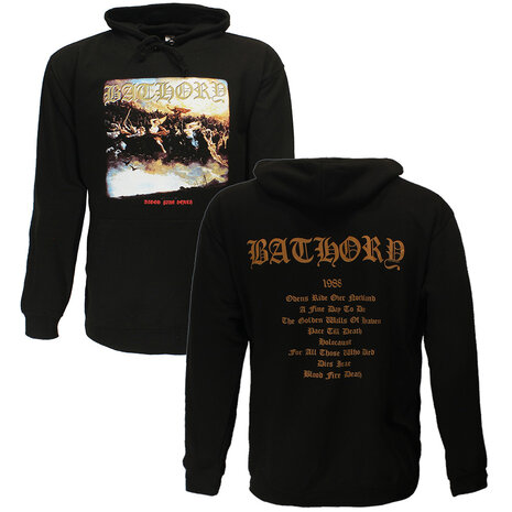 Band Merchandise Bathory Blood Fire Death Kapuzenpullover – offizielles Merchandise Band Merchandise Bathory Blood Fire Death Kapuzenpullover – offizielles Merchandise