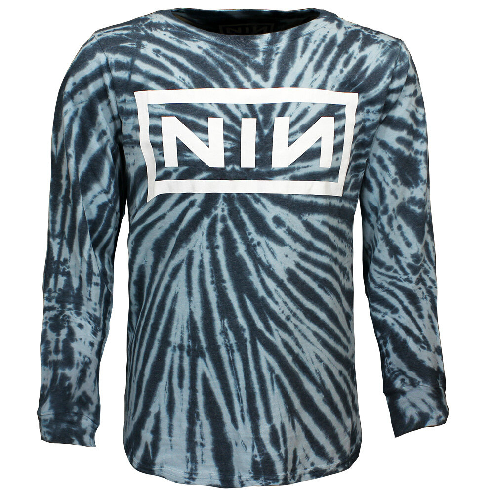 Band Merchandise Nine Inch Nails Logo Dip Dye Langarm-T-Shirt – offizielles Merchandise Band Merchandise Nine Inch Nails Logo Dip Dye Langarm-T-Shirt – offizielles Merchandise