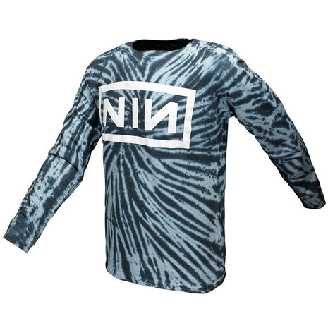 Band Merchandise Nine Inch Nails Logo Dip Dye Langarm-T-Shirt – offizielles Merchandise Band Merchandise Nine Inch Nails Logo Dip Dye Langarm-T-Shirt – offizielles Merchandise