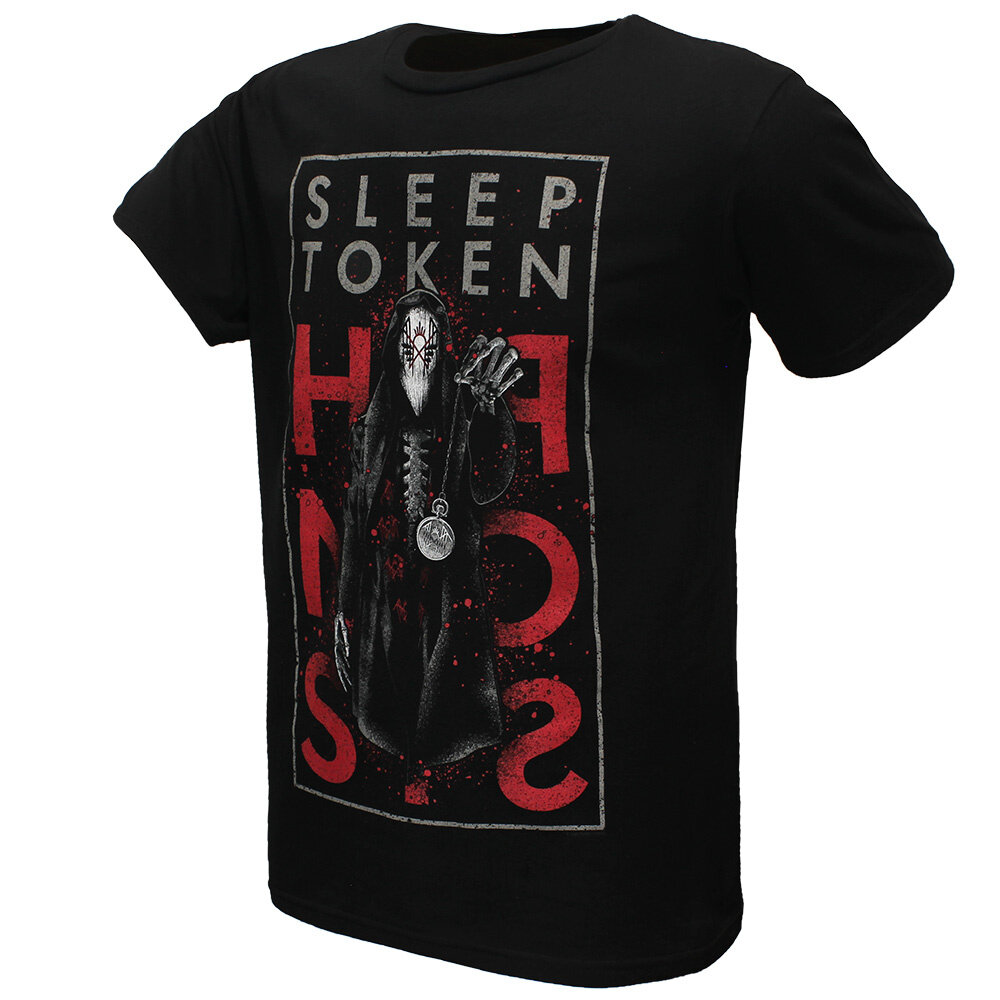 Rock Off T-Shirt Ufficiale Sleep Token Hypnosis - Taglie Forti Fino A XXL - Cotone Morbido Nero - 3