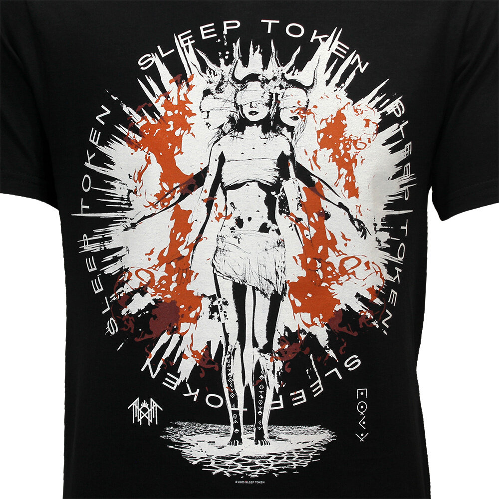 Band Merchandise Sleep Token Rain Band T-Shirt - Official Merchandise Band Merchandise Sleep Token Rain Band T-Shirt - Official Merchandise