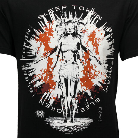 Band Merchandise Sleep Token Rain Band T-Shirt - Official Merchandise Band Merchandise Sleep Token Rain Band T-Shirt - Official Merchandise