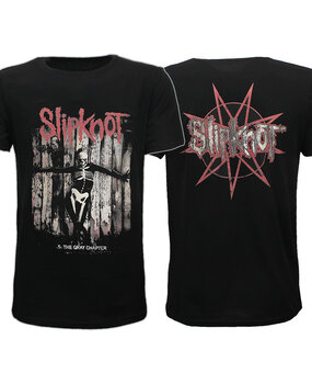 Band Merchandise Slipknot The Gray Chapter Album Design T-Shirt Band Merchandise Slipknot The Gray Chapter Album Design T-Shirt