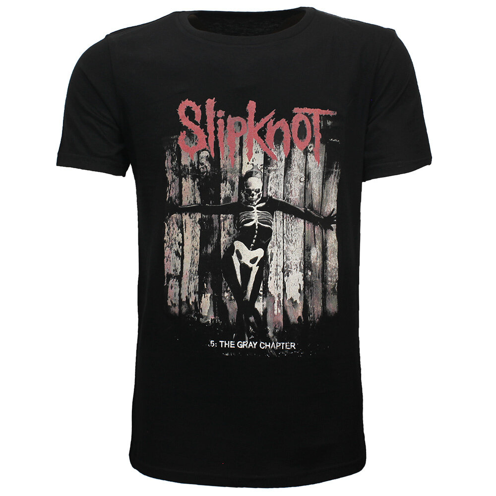Band Merchandise Slipknot The Gray Chapter Album Design T-Shirt - Official Merchandise Band Merchandise Slipknot The Gray Chapter Album Design T-Shirt - Official Merchandise
