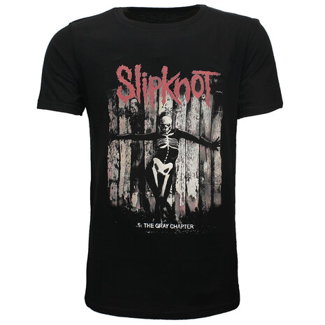 Band Merchandise Slipknot The Grey Chapter Album Design T-Shirt – Offizielles Merchandise Band Merchandise Slipknot The Grey Chapter Album Design T-Shirt – Offizielles Merchandise