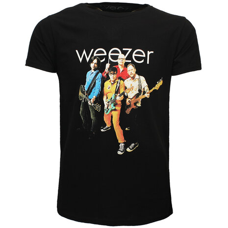 Band Merchandise Weezer Group Foto-T-Shirt – offizielles Merchandise Band Merchandise Weezer Group Foto-T-Shirt – offizielles Merchandise