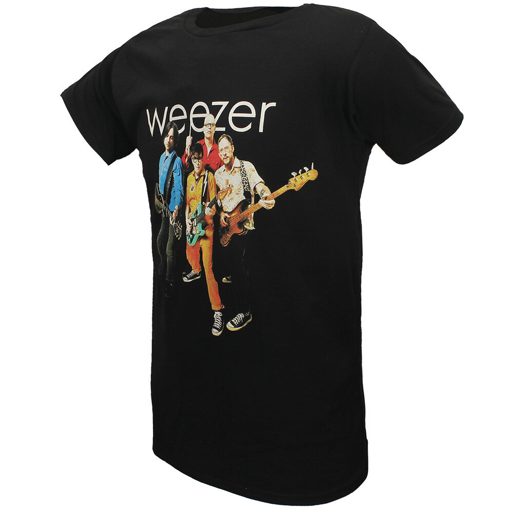 Band Merchandise Weezer Group Foto-T-Shirt – offizielles Merchandise Band Merchandise Weezer Group Foto-T-Shirt – offizielles Merchandise