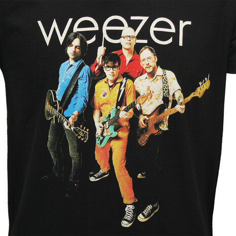 Band Merchandise Weezer Group Foto-T-Shirt – offizielles Merchandise Band Merchandise Weezer Group Foto-T-Shirt – offizielles Merchandise