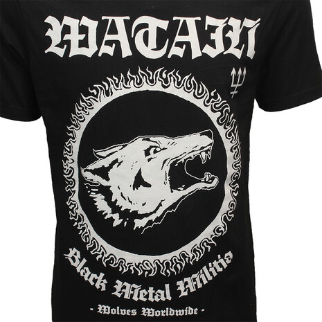 Band Merchandise Watain Black Metal Militia T-Shirt - Official Merchandise Band Merchandise Watain Black Metal Militia T-Shirt - Official Merchandise