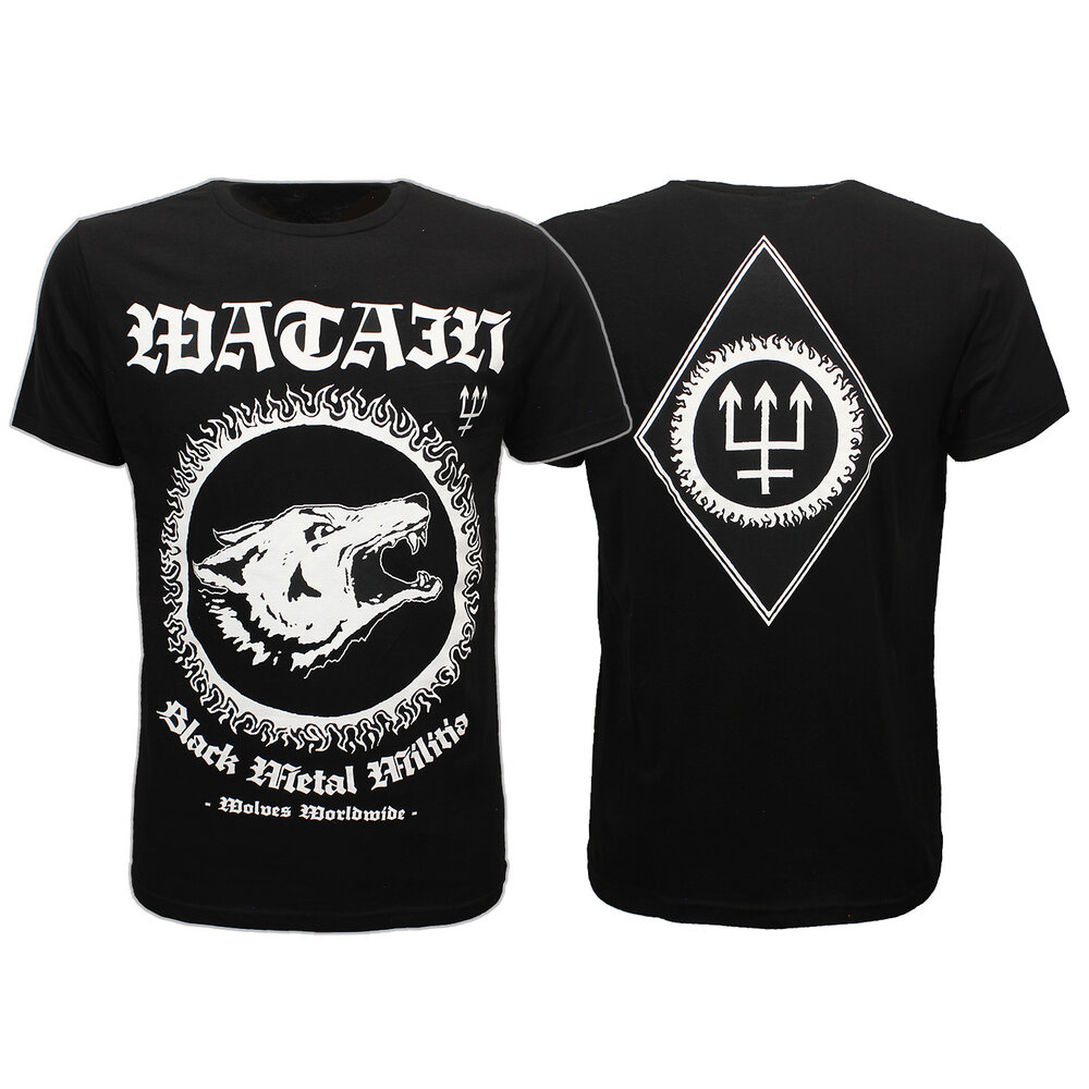 Band Merchandise Watain Black Metal Militia T-Shirt - Official Merchandise Band Merchandise Watain Black Metal Militia T-Shirt - Official Merchandise