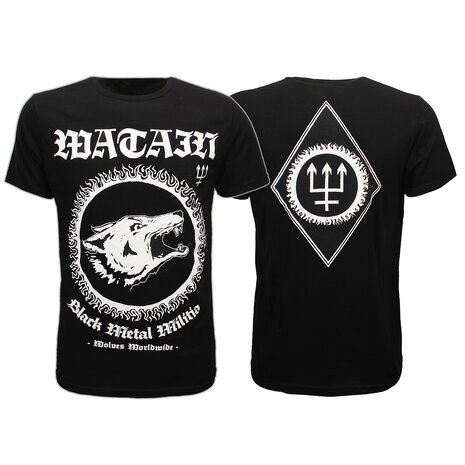 Band Merchandise Watain Black Metal Militia T-Shirt - Official Merchandise Band Merchandise Watain Black Metal Militia T-Shirt - Official Merchandise
