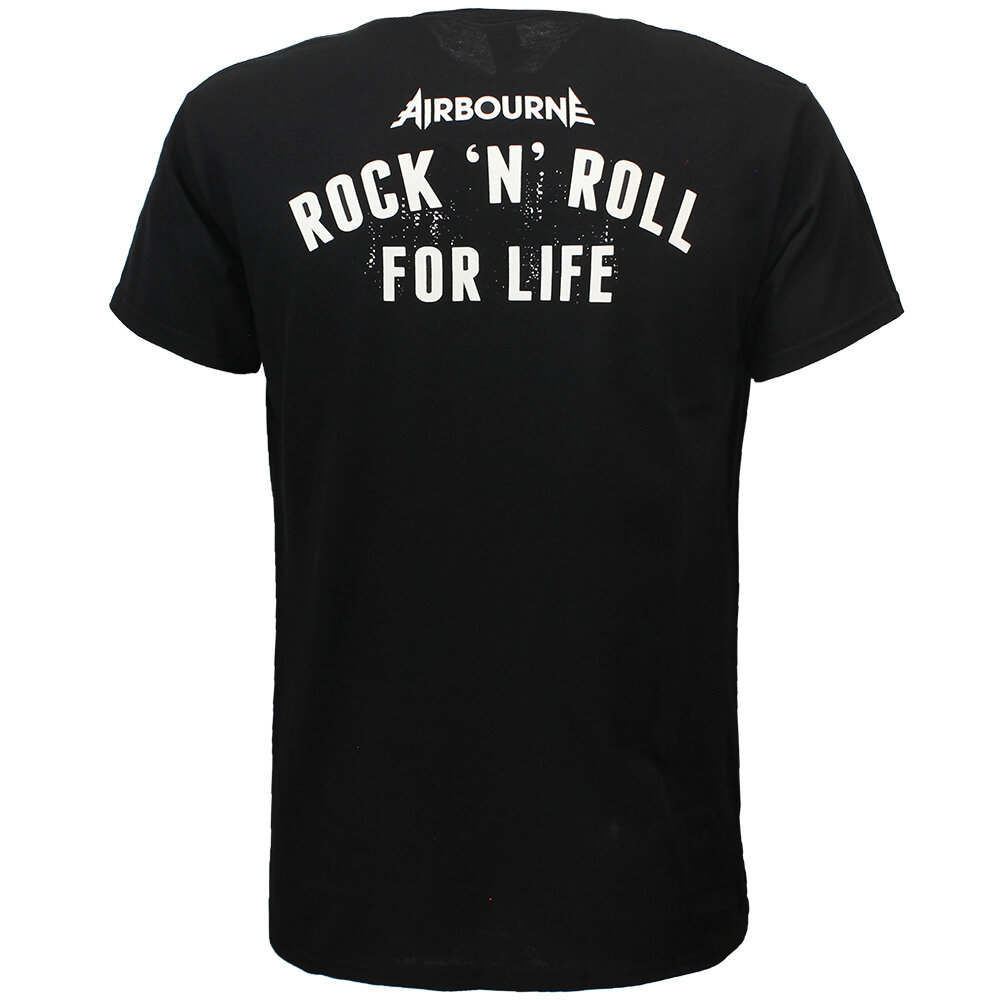 Band Merchandise Airbourne Rock and Roll Boneshaker T-Shirt – offizielles Band-Merchandise Band Merchandise Airbourne Rock and Roll Boneshaker T-Shirt – offizielles Band-Merchandise