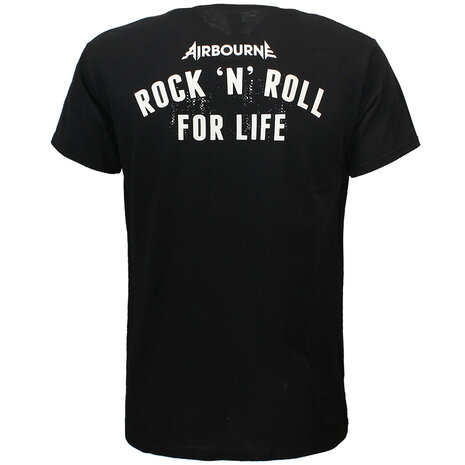 Band Merchandise Airbourne Rock and Roll Boneshaker T-Shirt – offizielles Band-Merchandise Band Merchandise Airbourne Rock and Roll Boneshaker T-Shirt – offizielles Band-Merchandise