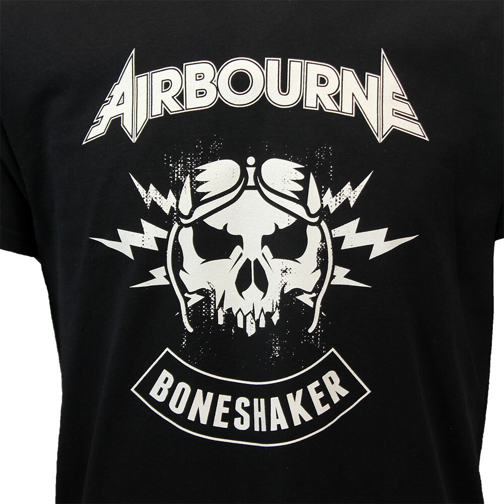 Band Merchandise Airbourne Rock and Roll Boneshaker T-Shirt – offizielles Band-Merchandise Band Merchandise Airbourne Rock and Roll Boneshaker T-Shirt – offizielles Band-Merchandise