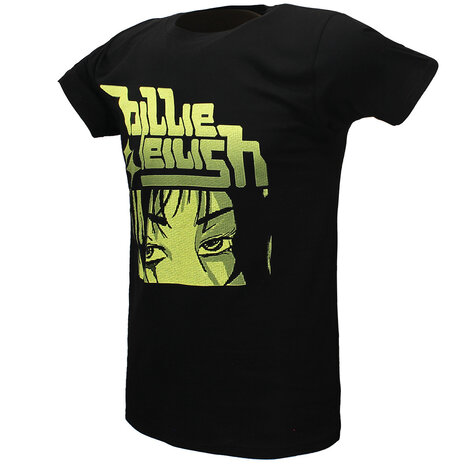 Band Merchandise Billie Eilish Anime Billie Logo T-Shirt - Officiële Merchandise Band Merchandise Billie Eilish Anime Billie Logo T-Shirt - Officiële Merchandise
