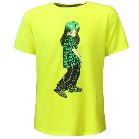 Band Merchandise Billie Eilish Anime Protagonist T-Shirt – Offizielles Merchandise Band Merchandise Billie Eilish Anime Protagonist T-Shirt – Offizielles Merchandise
