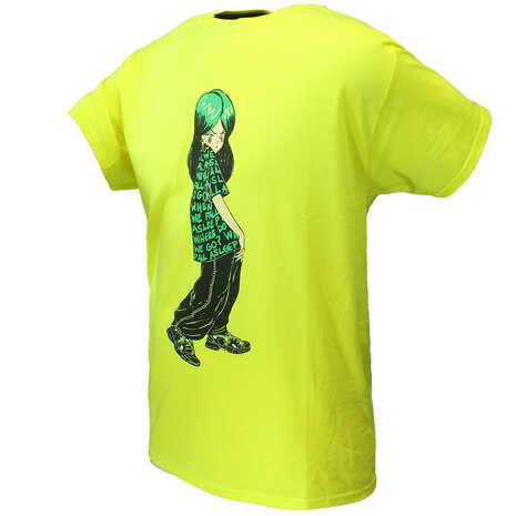 Band Merchandise Billie Eilish Anime Protagonist T-Shirt – Offizielles Merchandise Band Merchandise Billie Eilish Anime Protagonist T-Shirt – Offizielles Merchandise