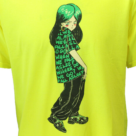 Band Merchandise Billie Eilish Anime Protagonist T-Shirt – Offizielles Merchandise Band Merchandise Billie Eilish Anime Protagonist T-Shirt – Offizielles Merchandise