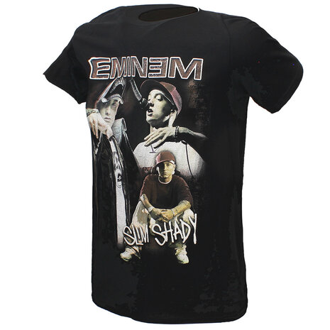 Band Merchandise Eminem Slim Shady Marshall Mathers Collage T-Shirt - Official Merchandise Band Merchandise Eminem Slim Shady Marshall Mathers Collage T-Shirt - Official Merchandise