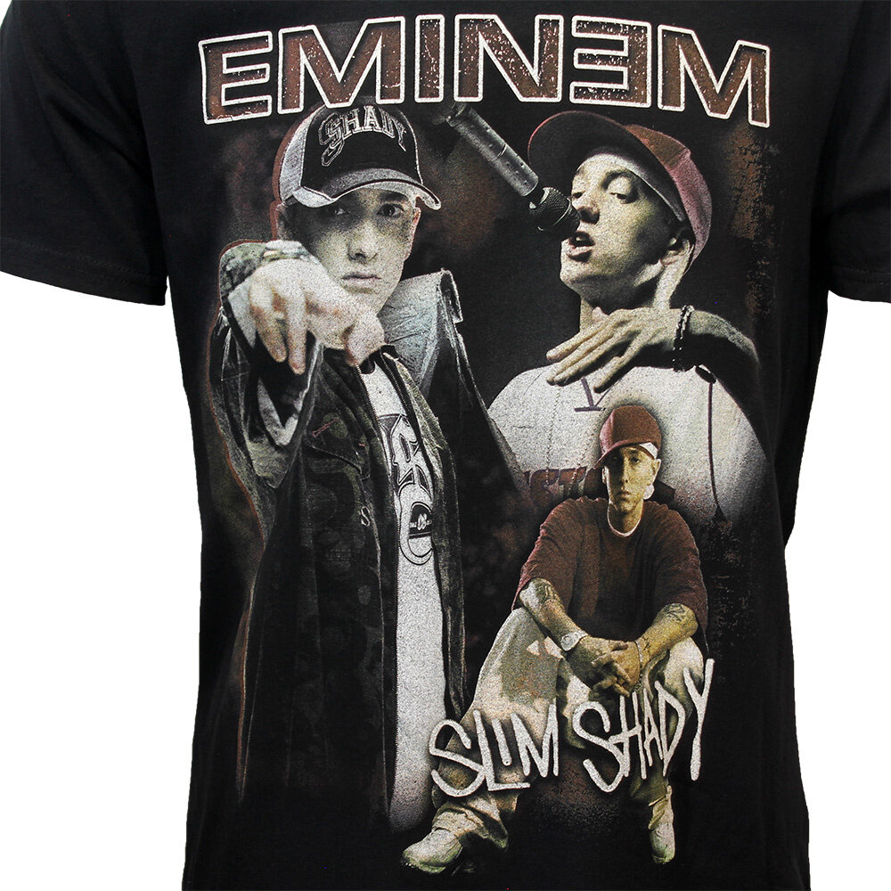 Slim Solid T-Shirts For Men Official Eminem T-Shirt – Slim Shady