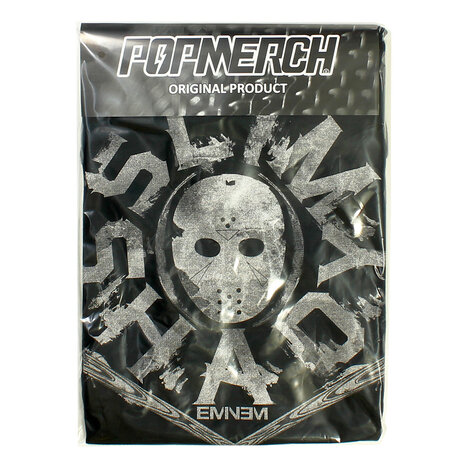 Band Merchandise Eminem Slim Shady Masked Spiked Baseball Bats T-Shirt - Official Merchandise Band Merchandise Eminem Slim Shady Masked Spiked Baseball Bats T-Shirt - Official Merchandise