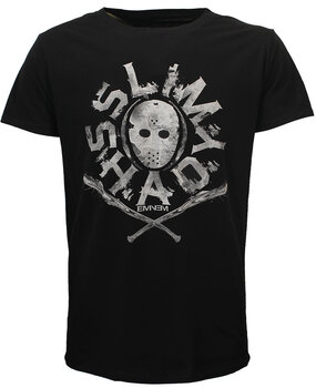 Band Merchandise Eminem Slim Shady Masked Spiked Baseball Bats T-Shirt Band Merchandise Eminem Slim Shady Masked Spiked Baseball Bats T-Shirt