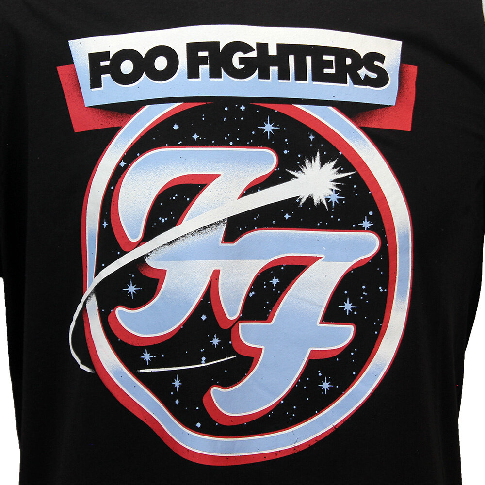 Band Merchandise Foo Fighters Comet Dreifarbiges Ringer-T-Shirt im 60er-Jahre-Stil – offizielles Merchandise Band Merchandise Foo Fighters Comet Dreifarbiges Ringer-T-Shirt im 60er-Jahre-Stil – offizielles Merchandise