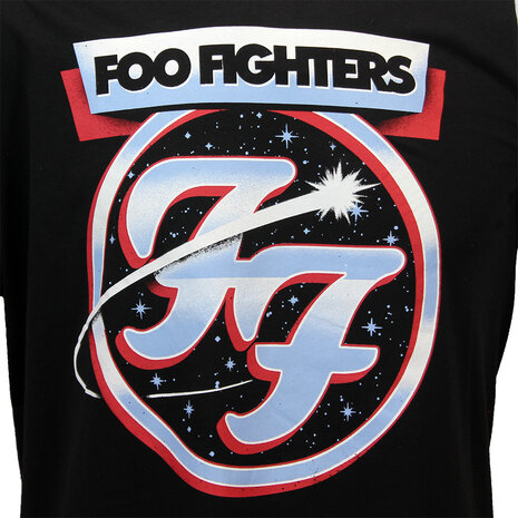Band Merchandise Foo Fighters Comet 60’s Style Tricoloured Ringer T-Shirt - Officiële Merchandise
