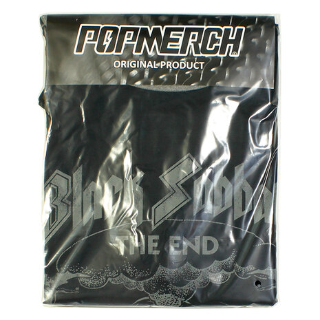 Band Merchandise Black Sabbath The End World Tour Ringer T-Shirt - Officiële Merchandise Band Merchandise Black Sabbath The End World Tour Ringer T-Shirt - Officiële Merchandise