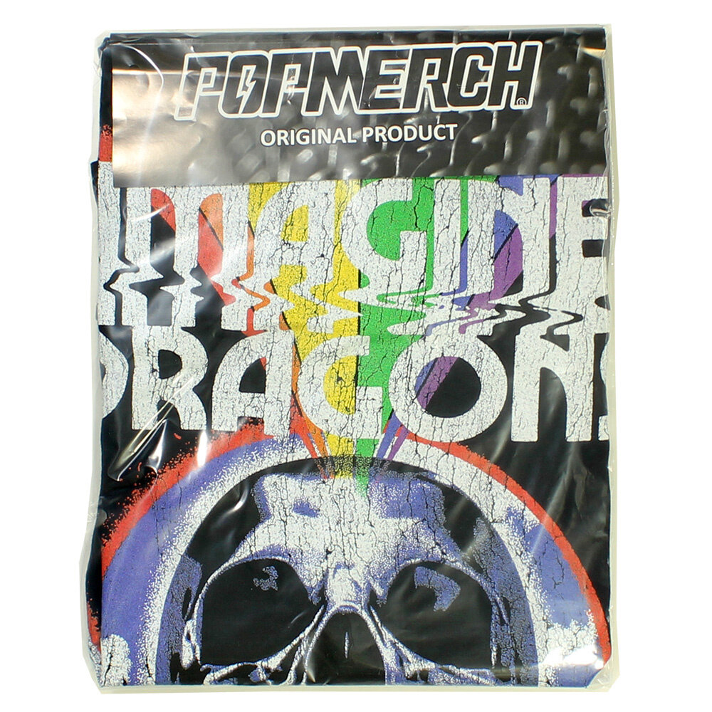 Band Merchandise Imagine Dragons Rainbow Skull Burst T-Shirt - Officiële Merchandise Band Merchandise Imagine Dragons Rainbow Skull Burst T-Shirt - Officiële Merchandise