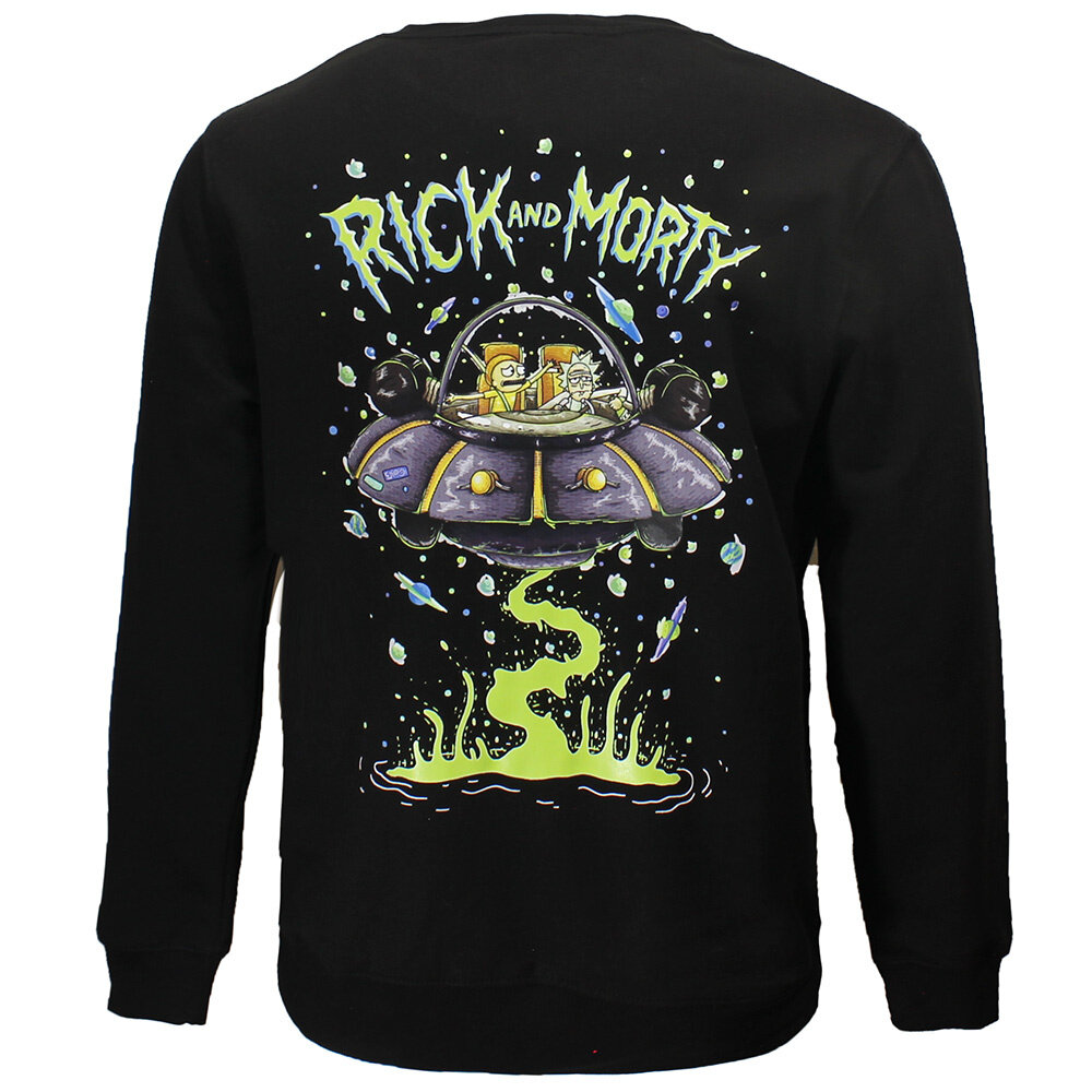 Rick and Morty Rick and Morty Spacecruiser Crewneck Sweater - Official Merchandise
