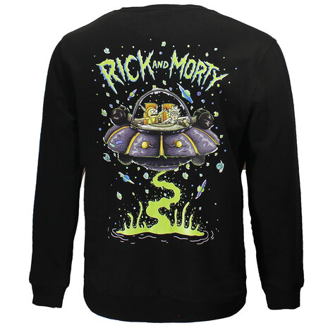 Rick and Morty Rick and Morty Spacecruiser Crewneck Sweater - Official Merchandise