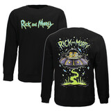 Rick and Morty Rick and Morty Spacecruiser Crewneck Sweater Rick and Morty Rick and Morty Spacecruiser Crewneck Sweater