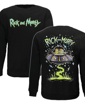 Rick and Morty Rick and Morty Spacecruiser Crewneck Sweater Rick and Morty Rick and Morty Spacecruiser Crewneck Sweater