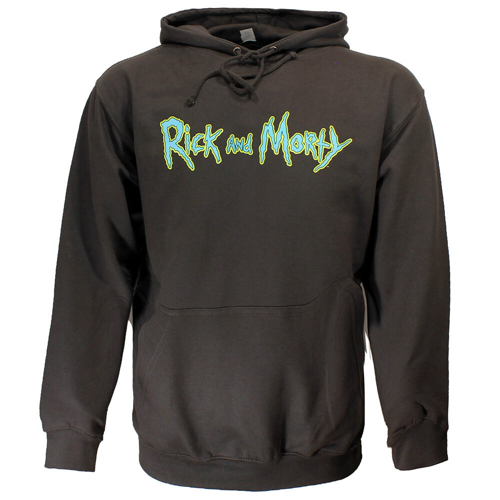Rick and Morty Rick and Morty Sweater Spacecruiser Pullover Hoodie Donkergrijs - Officiële Merchandise Rick and Morty Rick and Morty Sweater Spacecruiser Pullover Hoodie Donkergrijs - Officiële Merchandise