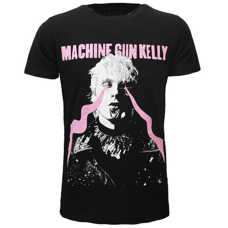 Band Merchandise Machine Gun Kelly MGK Laser Eyes T-Shirt - Officiële Merchandise Band Merchandise Machine Gun Kelly MGK Laser Eyes T-Shirt - Officiële Merchandise