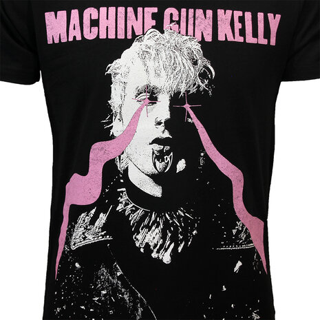 Band Merchandise Machine Gun Kelly MGK Laser Eyes T-Shirt - Officiële Merchandise Band Merchandise Machine Gun Kelly MGK Laser Eyes T-Shirt - Officiële Merchandise