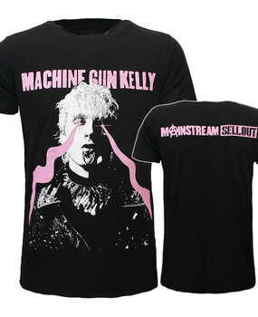 Band Merchandise Maschinengewehr Kelly MGK Laser Eyes T-Shirt