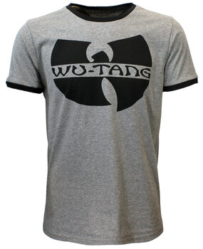Band Merchandise Wu-Tang Clan Logo Ringer T-Shirt Band Merchandise Wu-Tang Clan Logo Ringer T-Shirt